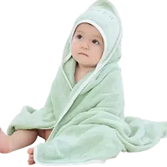 Baby Cap Towel Baby Hooded Towels -1 Pc - Rokomari